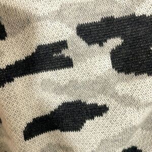 Rachel Zoe Camo Hooded long Open Cardigan